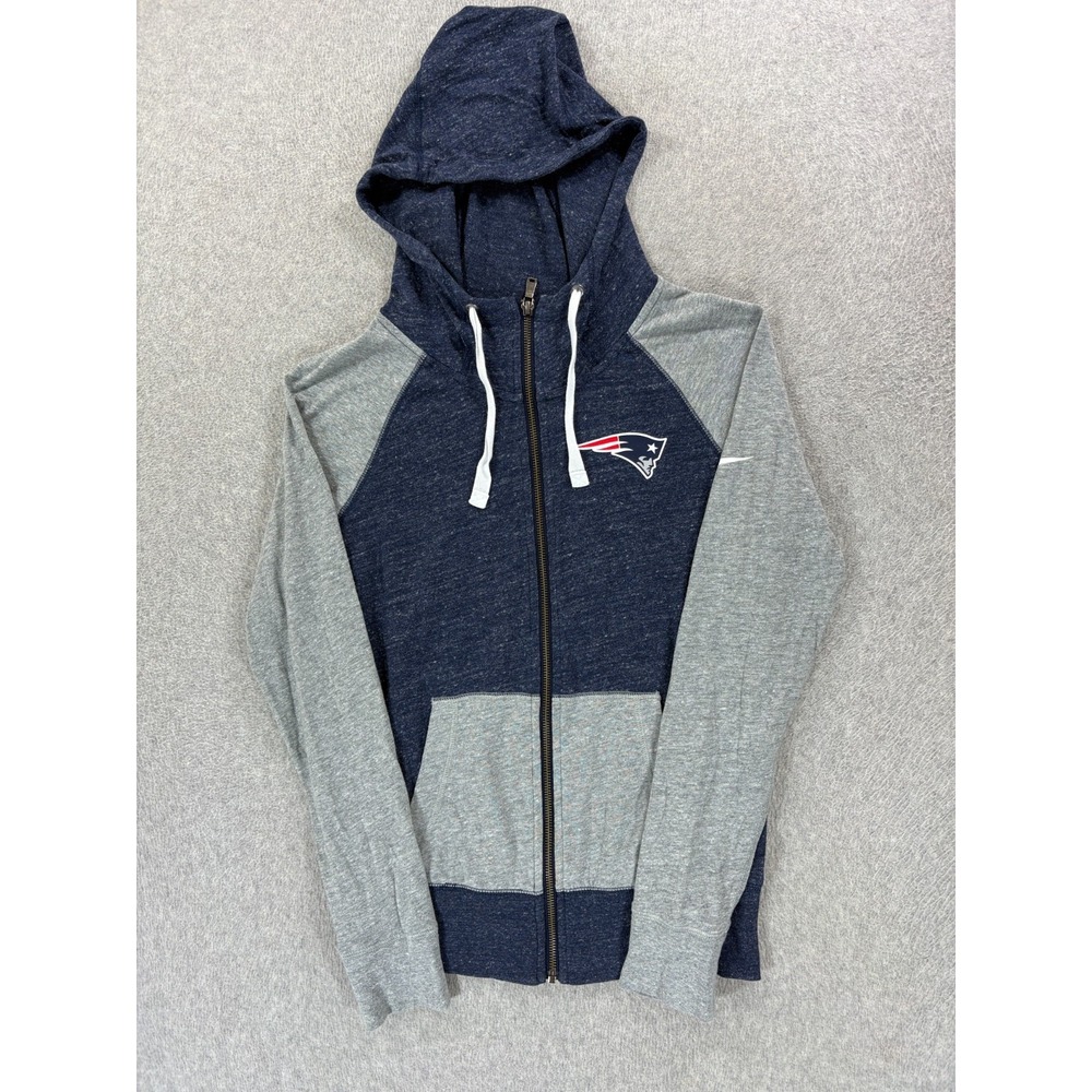 New England Patriots Nike Screened Light Weight Hoodie Jacket (Women's Small)